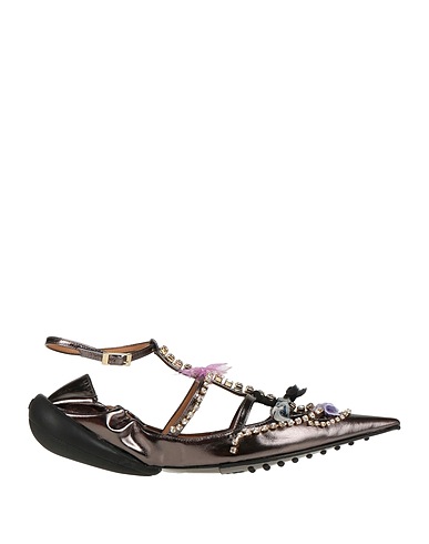 13 09 SR Ballerinas Schwarz Leder, Andere Fasern