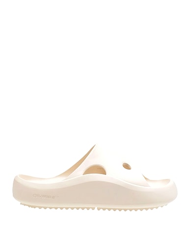OFF-WHITE™ Sandals Cream Textile fibres