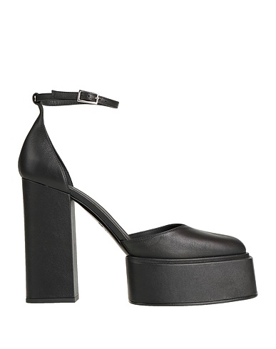 3JUIN Décolleté Nero Pelle