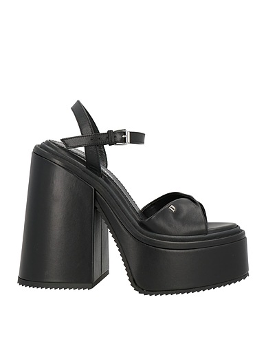 DSQUARED2 Sandals Black Soft Leather