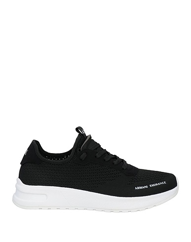 ARMANI EXCHANGE Sneakers Black 100% Polyester, Polyurethane