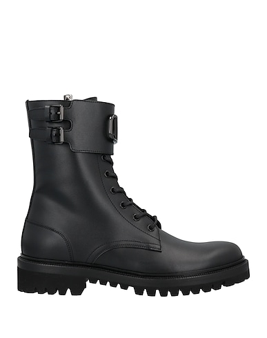 VALENTINO GARAVANI Stiefelette Schwarz Leder