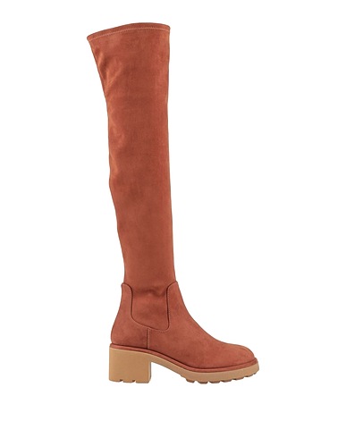 NINALILOU Boots Tan Textile fibres