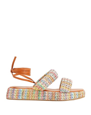 8 by YOOX Sandalia Beige 52% Algodón, 48% Poliamida