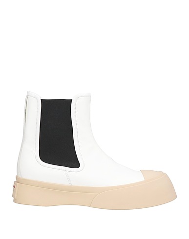 MARNI Ankle boot White Leather