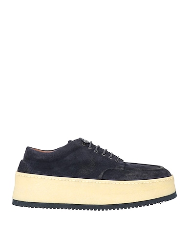 MARSÈLL Laced shoes Navy blue Leather
