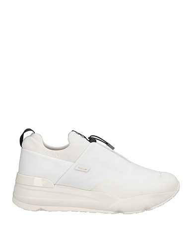 RUCOLINE Sneakers White Soft Leather, Textile fibres, Synthetic fibers