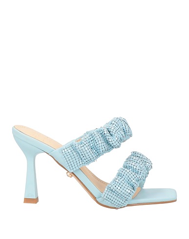 TWENTY FOUR HAITCH Sandali Celeste Fibre tessili