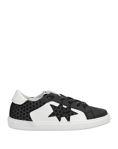 2STAR Sneakers Bianco Pelle, Fibre tessili