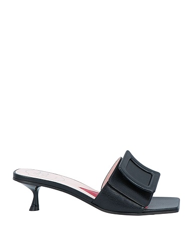 ROGER VIVIER Sandals Black Soft Leather
