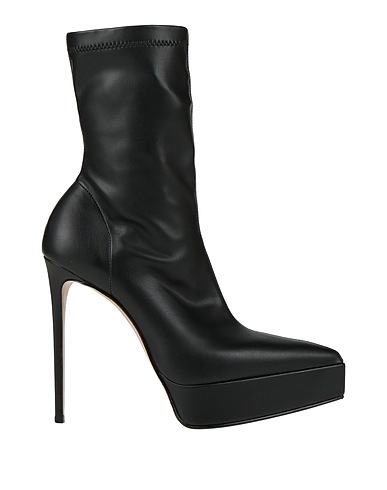 LE SILLA Ankle boot Black Textile fibres