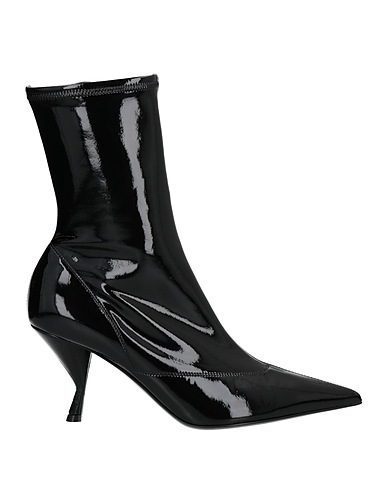 SERGIO ROSSI Ankle boot Black Textile fibres