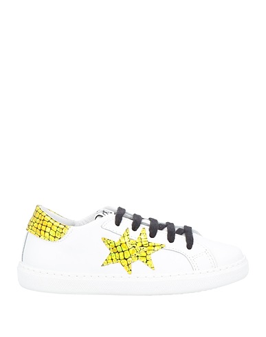 2STAR Sneakers White Soft Leather
