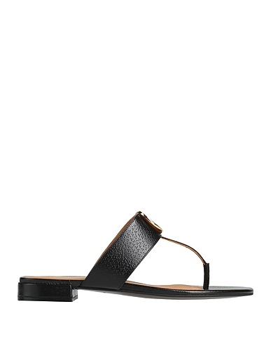 EMPORIO ARMANI Flip flops Black Leather