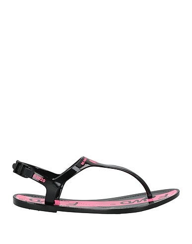 F_WD Flip flops Black Rubber