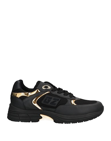 GIUSEPPE ZANOTTI Sneakers Schwarz Leder, Gewebefasern