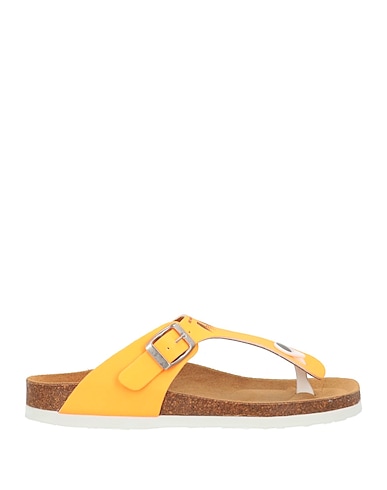 F_WD Flip flops Orange Rubber