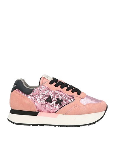 SUN 68 Sneakers Antique rose Soft Leather, Textile fibres