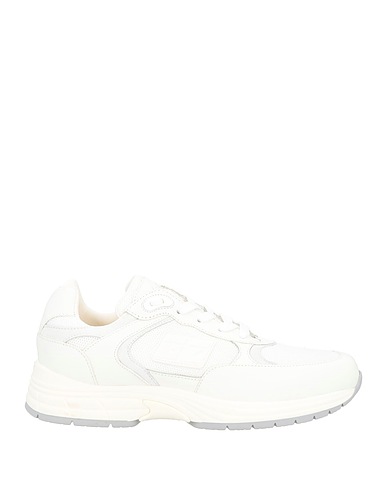GIUSEPPE ZANOTTI Sneakers Bianco Pelle, Fibre tessili