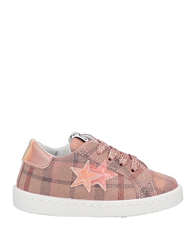2STAR Sneakers Antique rose Textile fibres, Soft Leather