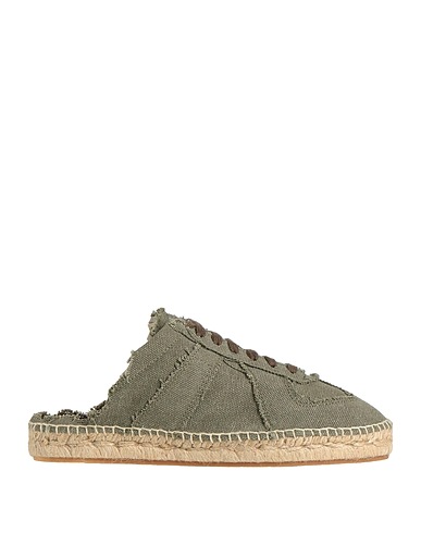 MAISON MARGIELA Espadrilles Military green Textile fibres