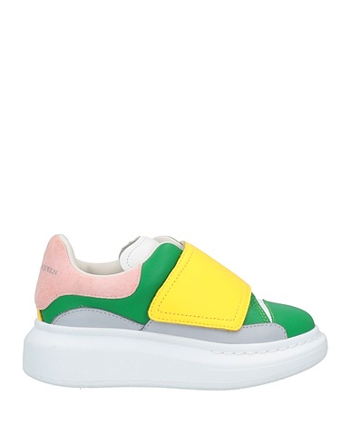MCQUEEN Sneakers Verde Pelle