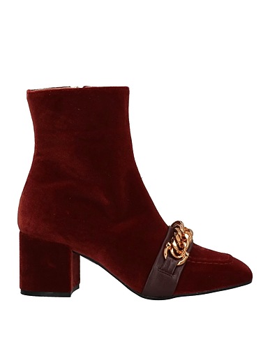 ROBERTO FESTA Ankle boot Rust Textile fibers