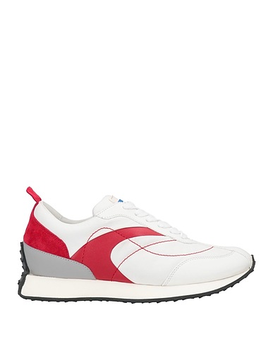 STREIM Sneakers Bianco Pelle, Fibre tessili