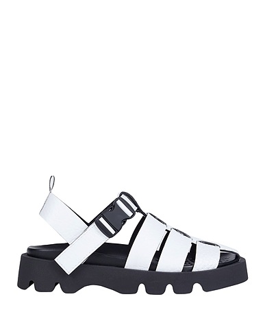 E8 by MIISTA Sandals White 100% Soft Leather