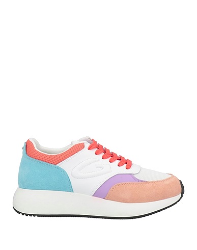 ALBERTO GUARDIANI Sneakers Antique rose Leather, Textile fibres