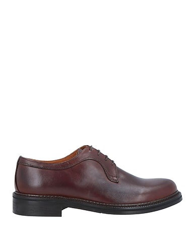 BRUNO VERRI Laced shoes Dark brown Soft Leather