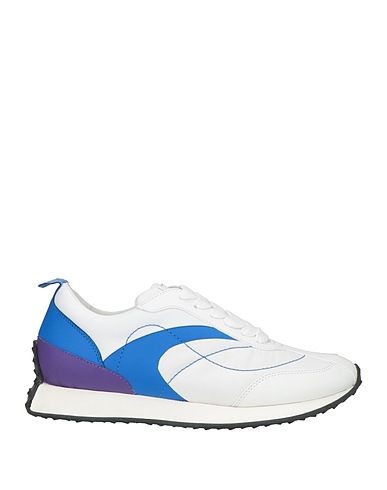 STREIM Sneakers White Soft Leather, Textile fibres