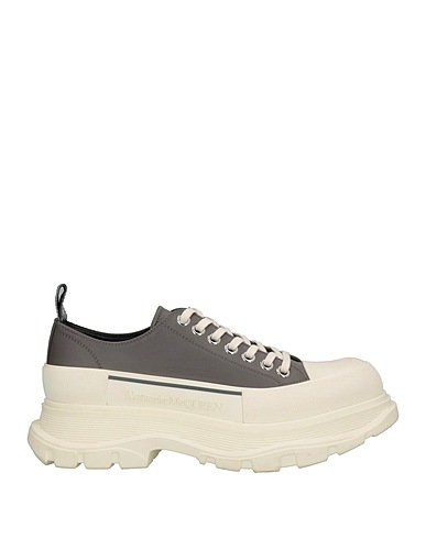 MCQUEEN スニーカー 鉛色 革