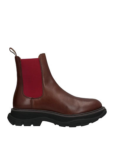 MCQUEEN Ankle boot Brown Soft Leather