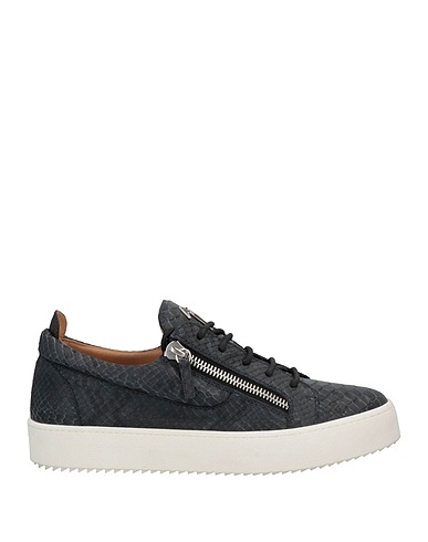 GIUSEPPE ZANOTTI Sneakers Braungrau Leder
