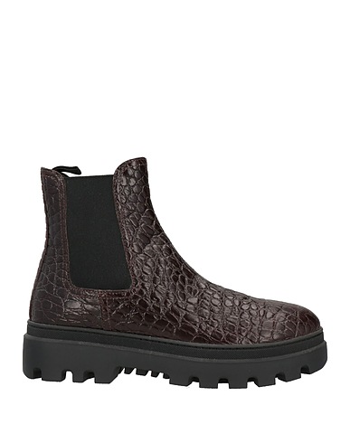 CARSHOE Ankle boot Dark brown Soft Leather