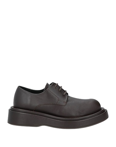 PALOMA BARCELÓ Laced shoes Dark brown Soft Leather