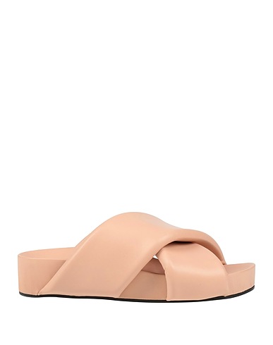 JIL SANDER Sandals Pink Soft Leather