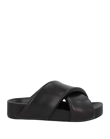 JIL SANDER Sandals Black Soft Leather
