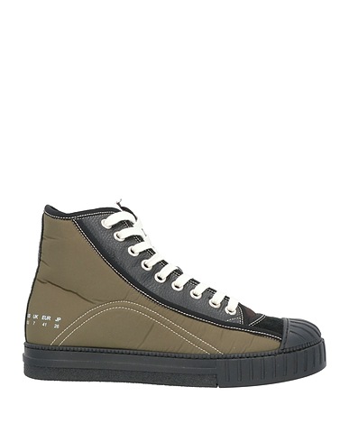 ANT/WERP Sneakers Military green Soft Leather, Textile fibers
