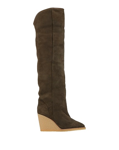 ISABEL MARANT Boots Dark green 100% Shearling