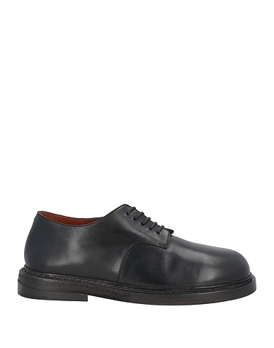 MARSÈLL Laced shoes Black Soft Leather