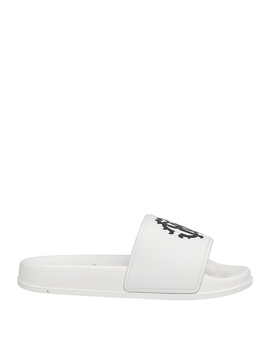 ROBERTO CAVALLI Sandals White Textile fibres