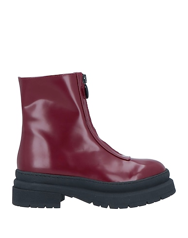 CHIARA FERRAGNI Ankle boot Burgundy Textile fibres