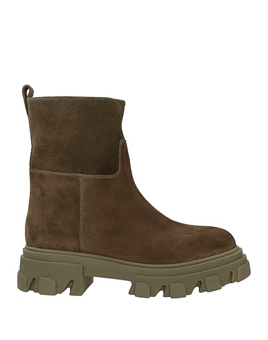 GIA BORGHINI Ankle boot Military green Calfskin