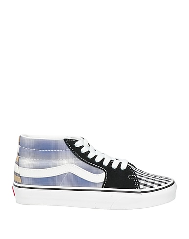 VANS Sneakers Black Textile fibers, Soft Leather