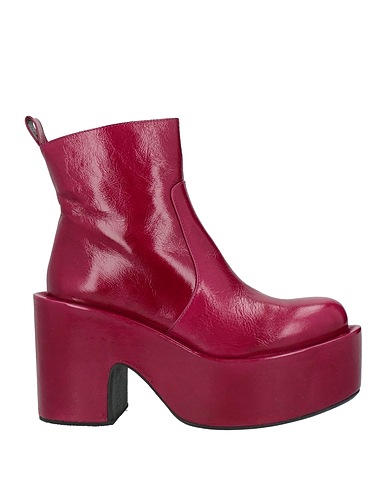 PALOMA BARCELÓ Ankle boot Plum Soft Leather