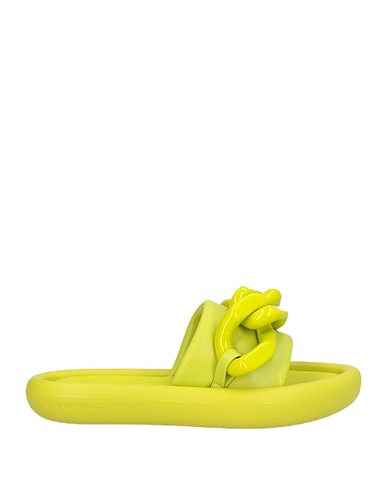 STELLA McCARTNEY Sandali Verde lime Fibre tessili