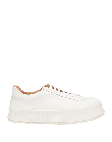 JIL SANDER Sneakers White Soft Leather