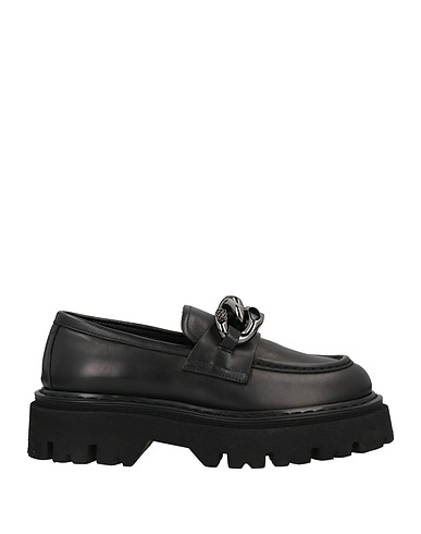 CASADEI Loafers Black Soft Leather